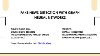 Advanced Fake News Detection Using Graph Neural Networks and Bi-GCN ...