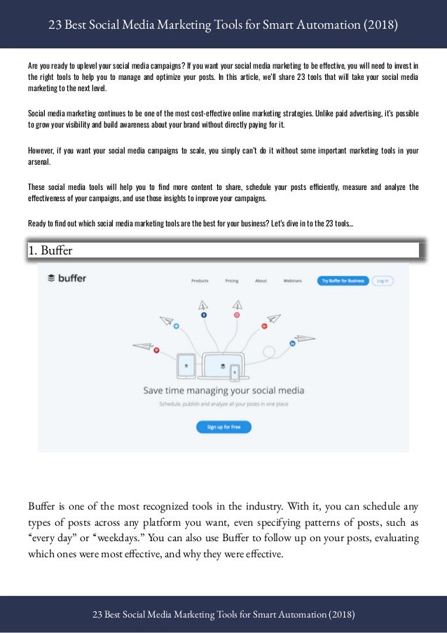 23 best smm tools for smart automation