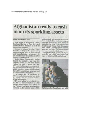 The Timesnewspaper,Businesssection,22nd
July2013
 