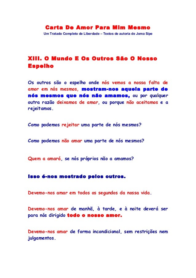 23 cartas de amor para mim mesmo