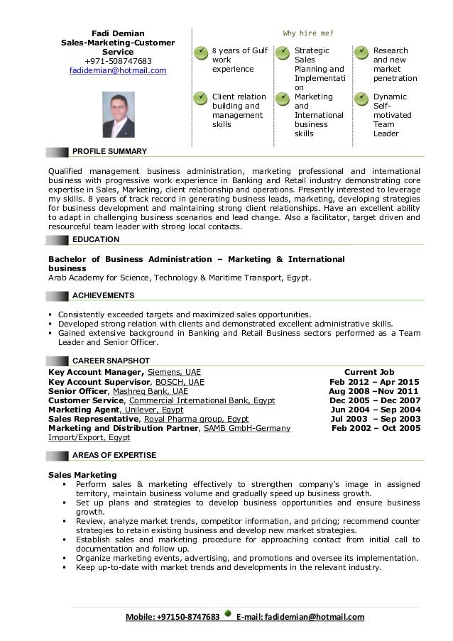 Fadi Demian Cv