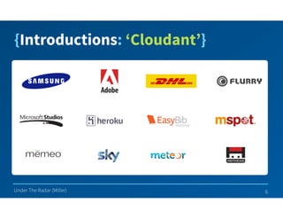 Under The Radar (Miller)
{Introductions: ‘Cloudant’}
6
 