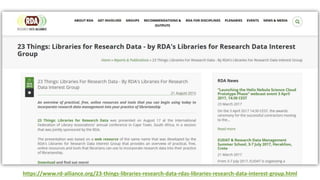 https://www.rd-alliance.org/23-things-libraries-research-data-rdas-libraries-research-data-interest-group.html
 