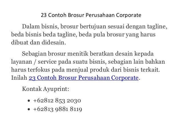 Contoh Brosur Tanah Kavling - Simak Gambar Berikut