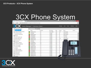 3CX Products – 3CX Phone System
3CX Phone System
 