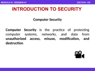 Comprehensive Introduction to Cyber Security Essentials and Network ...