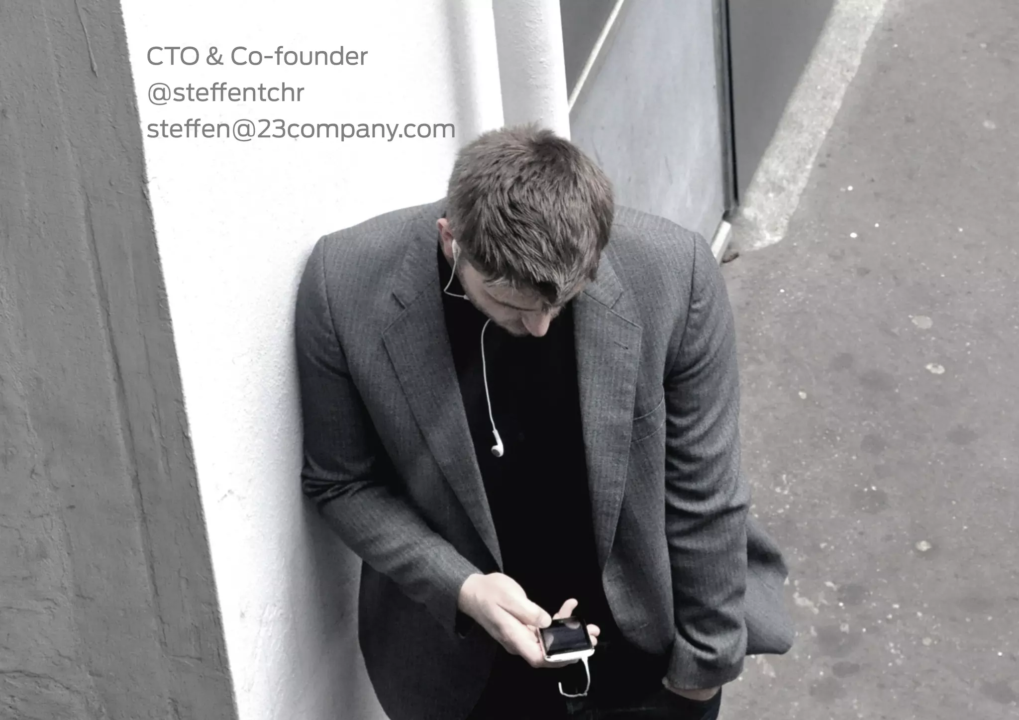 CTO & Co-founder
@ste entchr
ste en@23company.com
 