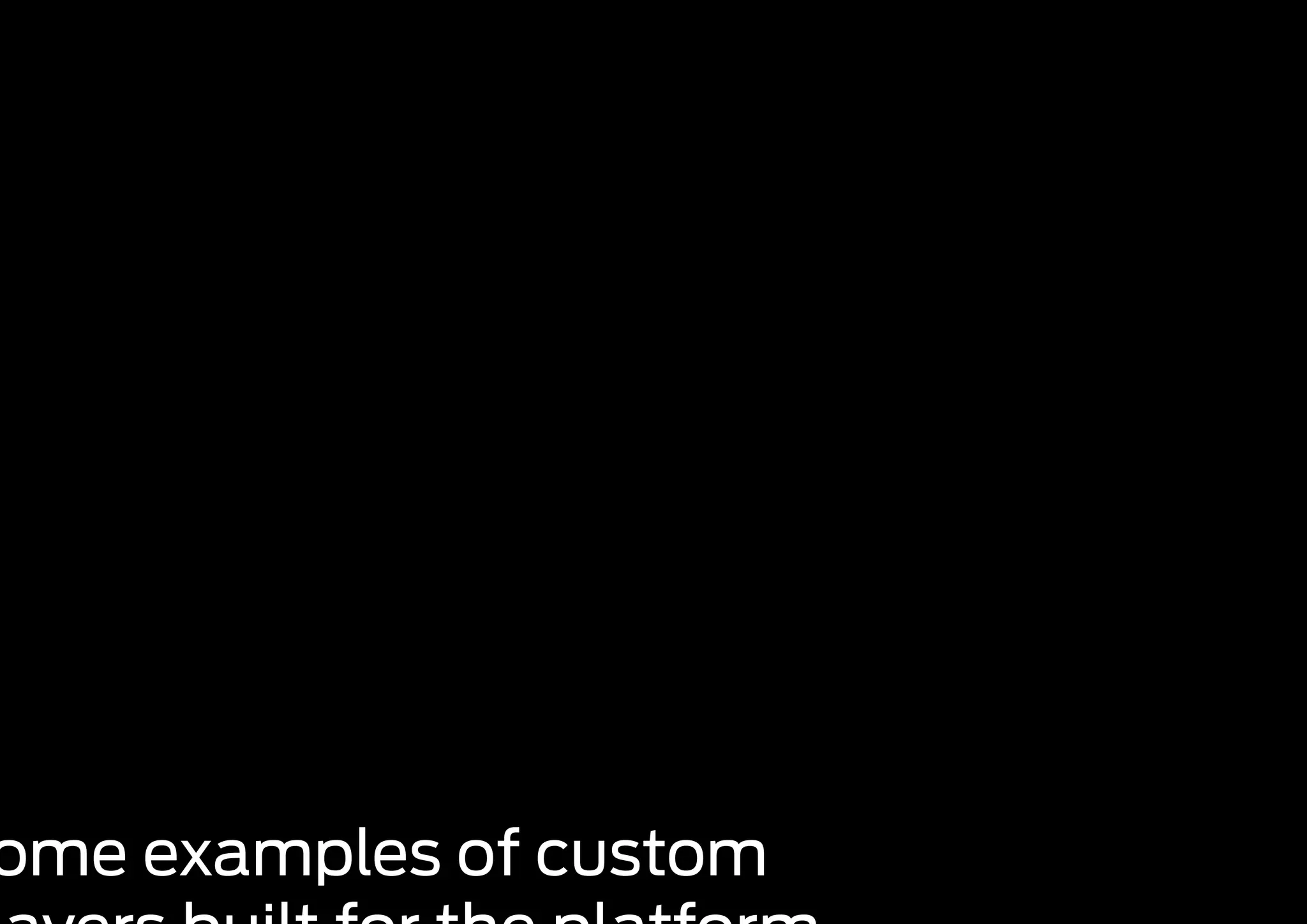 ome examples of custom
 