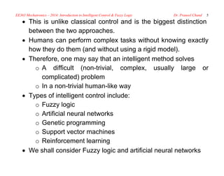 Intelligent Control and Fuzzy Logic | PDF