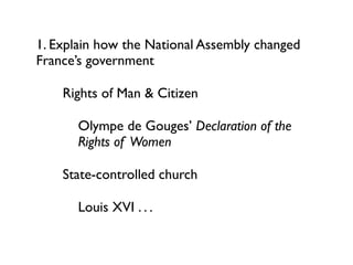 23 French Revolution Slides