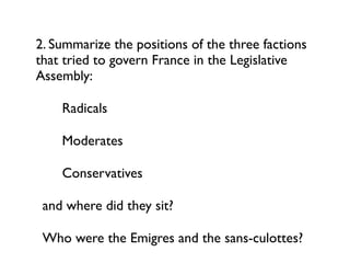 23 French Revolution Slides