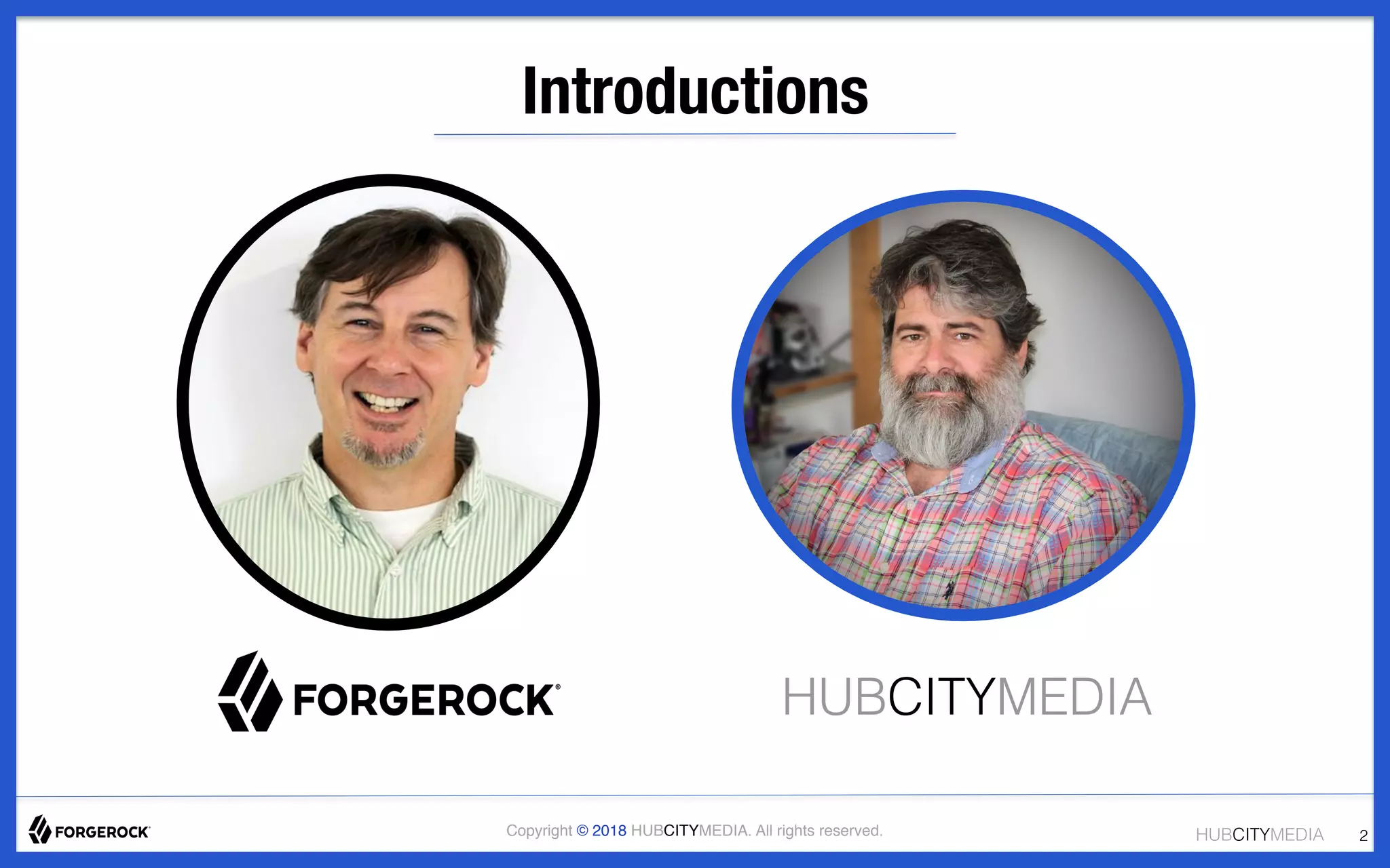 HUBCITYMEDIA!Copyright © 2018 HUBCITYMEDIA. All rights reserved. 2!
Introductions
 