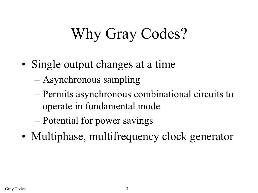 23 gray codes