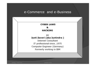 Hacking - Cyber Crimes and Cyber Laws - Information Technology ACT 2000