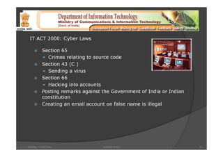 Hacking - Cyber Crimes and Cyber Laws - Information Technology ACT 2000