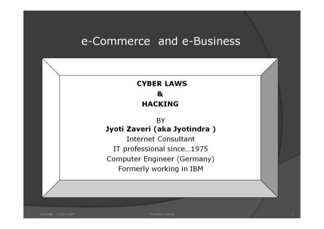 Hacking Under Information Technology Act 2000