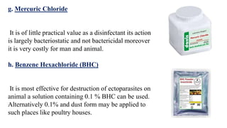 Disinfectants used in Animal House & process of disinfection | PPTX