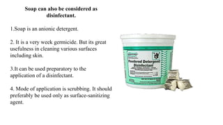 Disinfectants used in Animal House & process of disinfection | PPTX