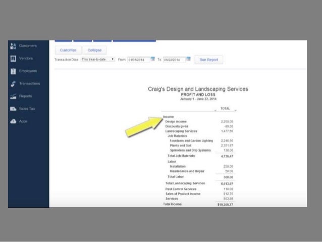 Quickbooks Online Sample Chart Of Accounts