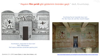 “ film şeridi ” dedi, Knumhotep.
menemen
@azdacorba
17 Nisan 2021
no. 23
menemen
@azdacorba
(Gombrich, E. H., 2019, Sanatın Öyküsü, 11. Baskı, Remzi Kitabevi, s. 62) https://www.digital-epigraphy.com/reading/the-tomb-of-khnumhotep-ii-tomb-3-at-beni-hassan
Knumhotep’in mezarından bir duvar resmi
(M.Ö. 1900 dolayları)
(Karl Lepsius tarafından orjinalinden yapılmış çizim)
Knumhotep II ye ait mezardaki duvar resmi
(Yer: Beni Hasan adlı, eski Mısır mezarlık bölgesi)
 