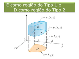 E como região do Tipo 1 e
D como região do Tipo 2
 