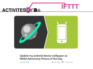ACTIVITES
IFTTT
 
