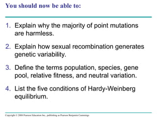 Campbell chapter 23-for biology lovers i would say | PPT