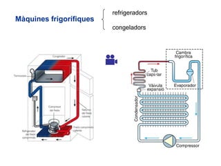 refrigeradors
Màquines frigorífiques
                         congeladors
 