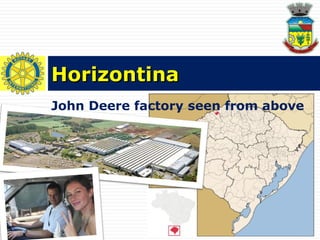 Horizontina John Deere factory seen from above 
