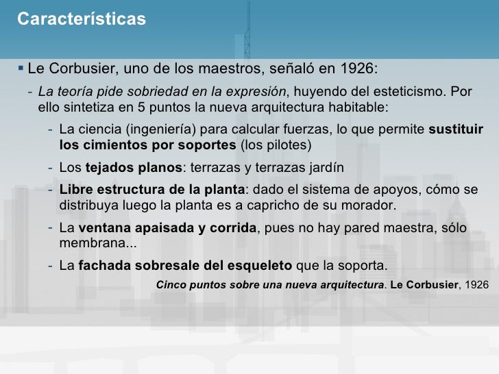 23 movimiento moderno en la arquitectura