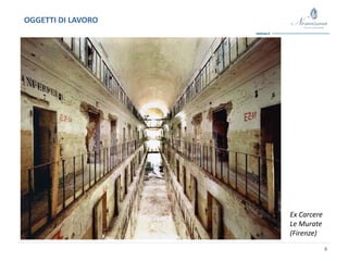 8
OGGETTI DI LAVORO
Ex Carcere
Le Murate
(Firenze)
 