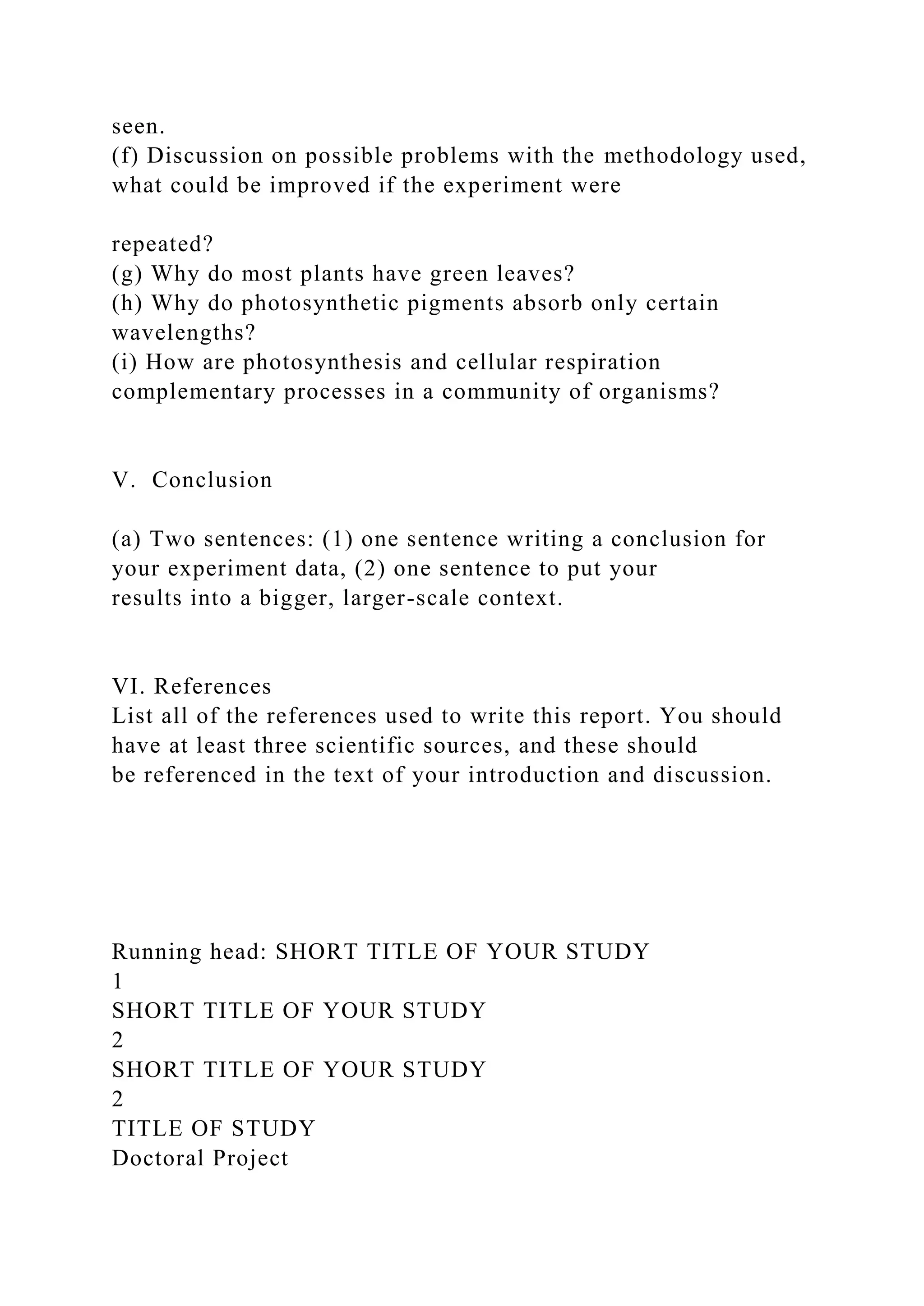 23 Photosynthesis Lab Report (1st lab report) .docx
