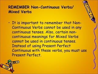 23 present perfect continuous | PPT