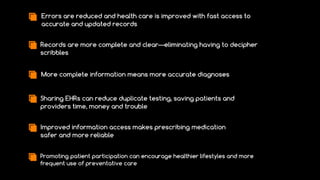 EMRs and EHRs in Modern Health Care | PDF