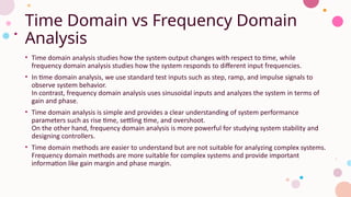 Control System Frequency Domain Comprehensive Introduction to Time and Frequency Domain Analysis in ...