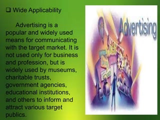 Features of Advertisement | PPTX