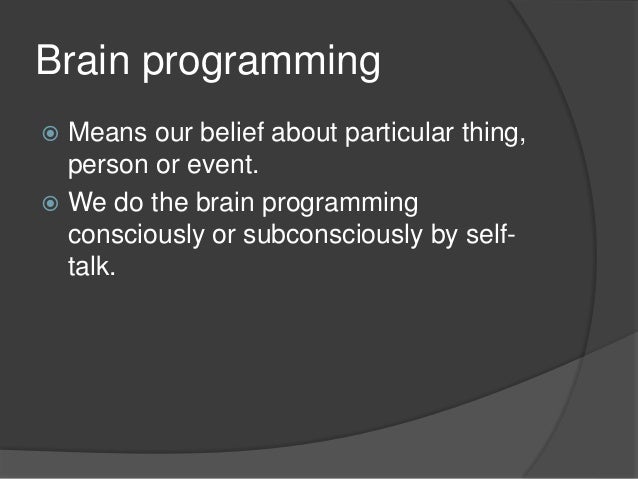 Brain Programming