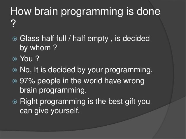 Brain Programming