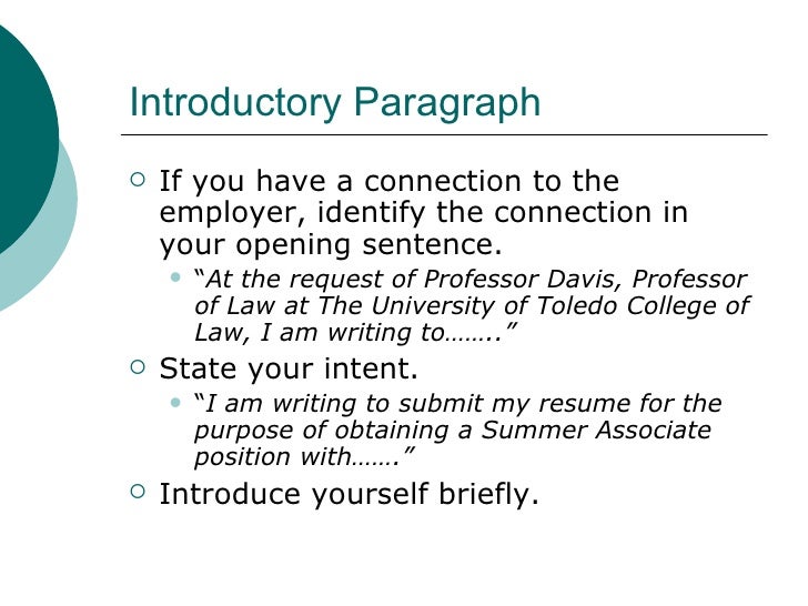summer associate resumes