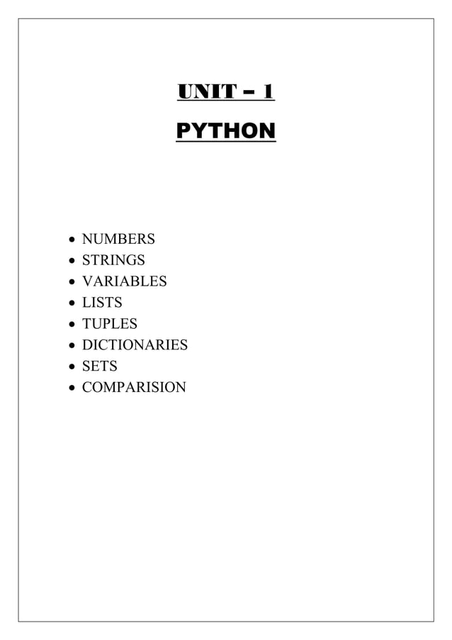23UCACC11 Python Programming (MTNC) (BCA) | PDF