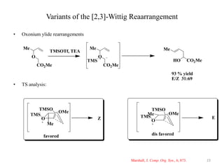 The (2, 3) witting rearrangement | PPTX
