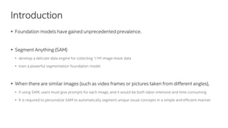 Personalize Segment Anything Model with One Shot | PDF