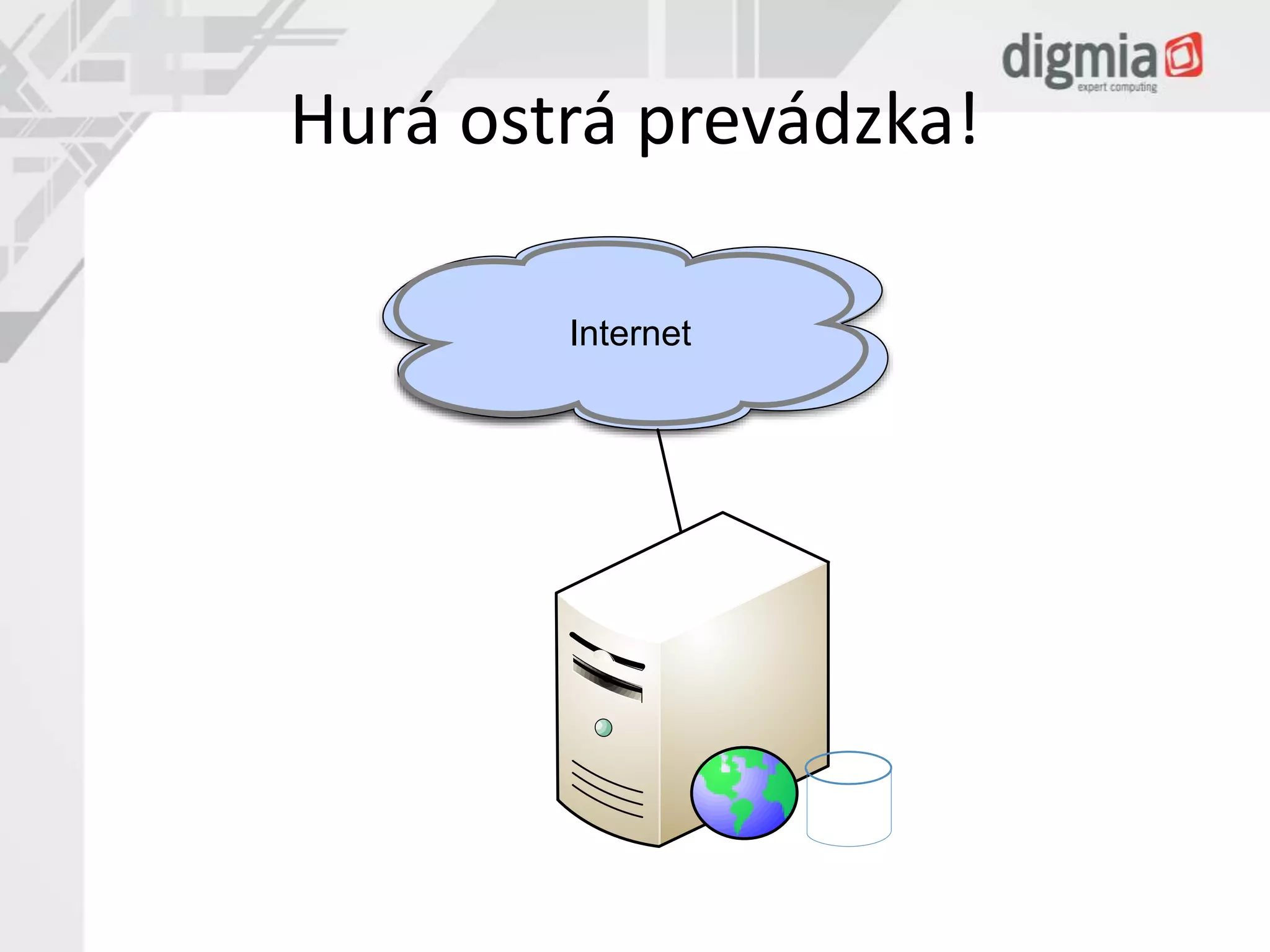 Hurá ostrá prevádzka! 
Internet 
 