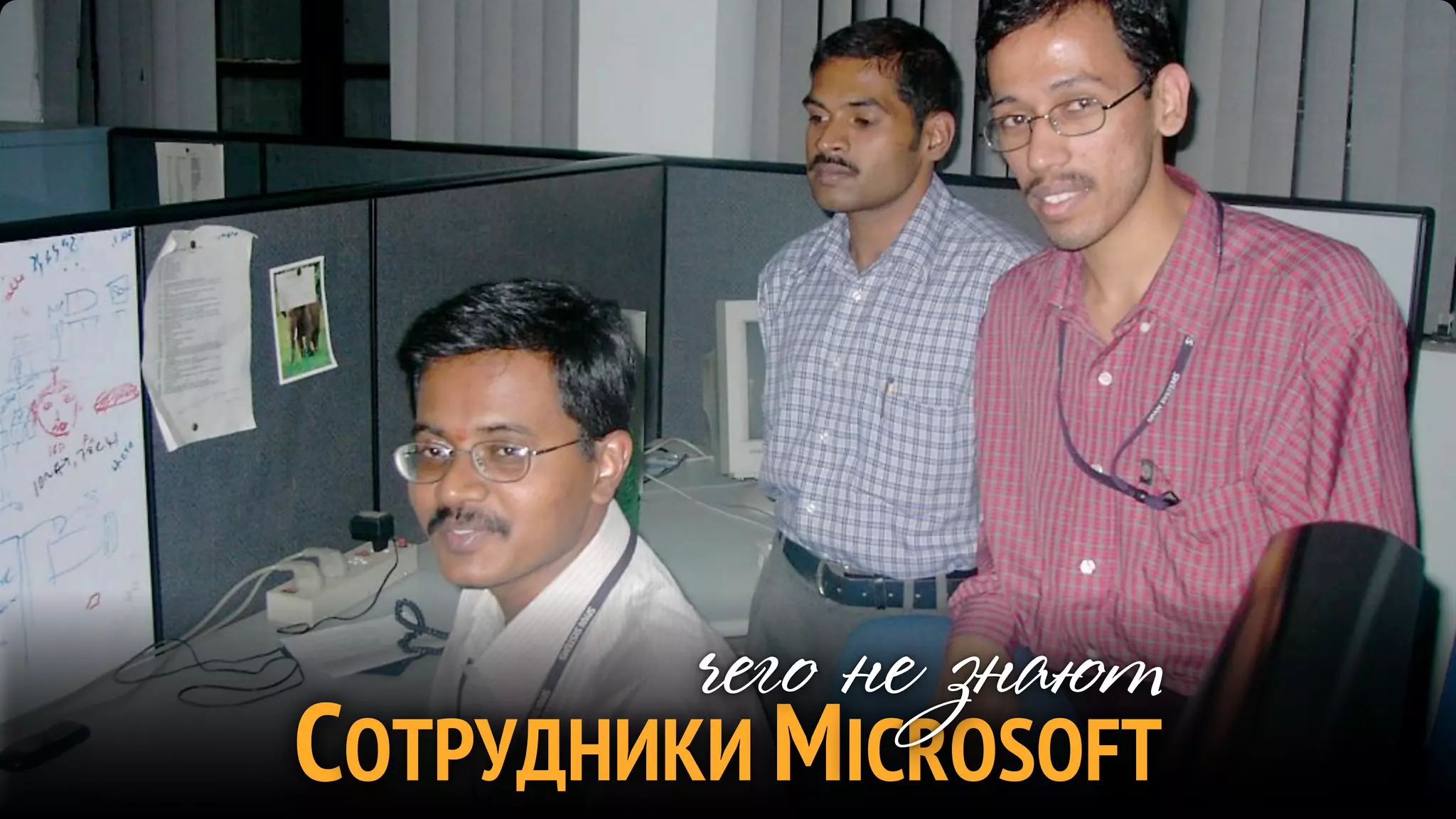 чего не знают
СОТРУДНИКИ MICROSOFT
 