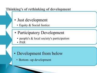 Rethinking of Development | PPTX