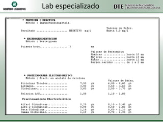 Lab especializado

 