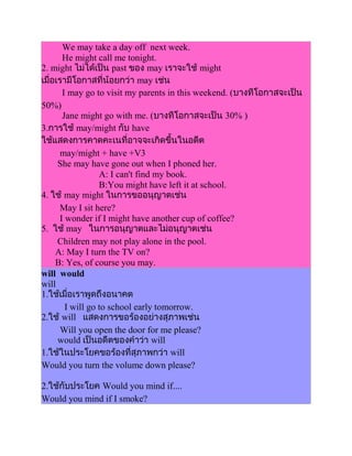 กริยาช่วยมีด้วยกันทั้งหมด 24 ตัวดังนี้