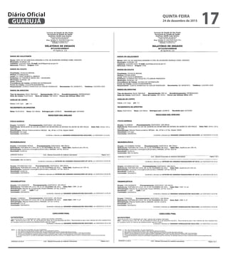 QUINTA-FEIRA
24 de dezembro de 2015
17GUARUJÁ
Diário Oficial
 