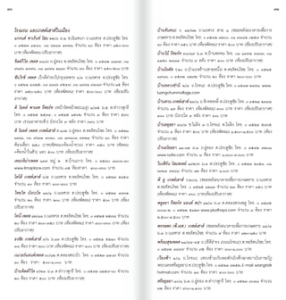 80                                                                                                                                          81


     โรงแรม และเกสต์เฮาส์ในเมือง                                         บ้านจันทนะ ง. ๑๒/๒๒ ถ.นเรศวร สาย ๑ (ซอยหลังธนาคารเพื่อการ
     แกรนด์ พาเร้นท์ โฮม ๒๒/๖ ม.๒ ซ.มัณฑนา ถ.นเรศวร ต.ประตูชัย โทร.      เกษตรฯ) ต.หอรัตนไชย โทร. ๐ ๓๕๓๒ ๓๒๐๐, ๐๘ ๙๘๘๕ ๐๒๕๗ จ�ำนวน
     ๐ ๓๕๒๓ ๑๔๘๐, ๐๘ ๖๓๘๓ ๔๗๙๑ จ�ำนวน ๑๐ ห้อง ราคา ๑๕๐-๖๐๐               ๑๐ ห้อง ราคา ๓๕๐ บาท (ห้องพัดลม) ราคา ๕๐๐ บาท (ห้องปรับอากาศ)
     บาท (ห้องพัดลม-ปรับอากาศ)                                           บ้านไม้ รีสอร์ท ๓๘/๑๙ ม.๘ ต.บ้านพรหม โทร. ๐๘ ๑๙๙๔ ๓๘๖๓, ๐๘
     จิตต์วิไล เพลส ๓๘/๗ ถ.อู่ทอง ต.หอรัตนไชย โทร. ๐ ๓๕๓๒ ๘๑๗๗, ๐๘       ๑๔๕๐ ๒๘๘๔ จ�ำนวน ๙ หลัง ราคา ๔๐๐ บาท (ห้องปรับอากาศ)
     ๙๖๙๖ ๔๙๙๖, ๐๘ ๑๙๙๑ ๒๑๖๖ จ�ำนวน ๗๐ ห้อง ราคา ๔๕๐-๕๐๐ บาท             บ้านโลตัส ง.๒๐ ถ.ป่ามะพร้าว(สายหนึ่ง) ต.หอรัตนไชย โทร. ๐ ๓๕๒๕
     ซันไรซ์ เพลส (ใกล้ท่ารถไปกรุงเทพฯ) ๖/๓ ถ.นเรศวร ต.ประตูชัย โทร.     ๑๙๘๘, ๐ ๓๕๓๒ ๘๒๗๒ จ�ำนวน ๒๐ ห้อง ราคา ๒๐๐-๖๐๐ บาท
     ๐ ๓๕๒๔ ๔๓๒๕, ๐๘ ๑๖๘๖ ๙๕๔๙, ๐๘ ๑๙๙๑ ๗๔๘๗ จ�ำนวน ๑๕ ห้อง              บ้านหลวงช�ำนิ ๒/๔ ถ.โรจนะ ต.ประตูชัย โทร. ๐ ๓๕๓๒ ๒๙๙๑ www.
     ราคา ๓๕๐-๔๕๐ บาท (ห้องพัดลม) ราคา ๕๐๐-๖๐๐ บาท (ห้องปรับ             luangchumnivillage.com
     อากาศ)                                                              บานสวน เกสตเ์ ฮาส์ ๒๓/๑ ถ.จกรพรรดิ์ ต.ประตชย โทร. ๐ ๓๕๒๔ ๒๓๙๔
                                                                           ้                          ั               ูั
     ดิ โอลด์ พาเลส รีสอร์ท (หน้าวัดหน้าพระเมรุ) ๑/๓๕ ม.๕ ต.ท่าวาสุกรี   จ�ำนวน ๑๗ ห้อง ราคา (ห้องพัดลม) ๓๐๐ บาท ราคา (ห้องปรับอากาศ)
     โทร. ๐ ๓๕๒๕ ๒๕๓๔, ๐ ๓๕๒๕ ๑๕๗๒ จ�ำนวน ๘ ห้อง ราคา ๕๙๐                ๔๐๐ บาท บังกะโล ๓ หลัง ราคา ๖๐๐ บาท
     บาท (รวมอาหารเช้า) บังกะโล ๗ หลัง ราคา ๗๙๐ บาท                      บ้านอยุธยา ๔๘/๓ ซ.ไผ่ลิง ๓ ถ.โรจนะ ต.ไผ่ลิง โทร. ๐ ๓๕๒๔ ๕๙๐๕
     ดิ โอลด์ เพลส เกสต์เฮาส์ ค.๑๐๒ ถ.อู่ทอง ต.หอรัตนไชย โทร. ๐ ๓๕๒๑     จ�ำนวน ๔ ห้อง ราคา ๕๐๐ บาท (ห้องพัดลม) ๑,๒๐๐-๑,๕๐๐ บาท (ห้อง
     ๑๑๖๑, ๐๘ ๙๖๑๔ ๓๐๑๐, ๐๘ ๑๗๘๐๘ ๙๓๒๑ จ�ำนวน ๑๐ ห้อง ราคา               ปรับอากาศ)
     ห้องเดี่ยว ๒๕๐ บาท(พัดลม+ห้องน�้ำรวม) ราคา ๓๕๐ บาท (พัดลม           บ้านอโยธยา ๑๑-๑๒ ม.๔ ถ.อู่ทอง ต.ประตูชัย โทร. ๐ ๓๕๓๒ ๓๒๐๘
     +ห้องน�้ำในตัว) และ ๕๐๐ บาท (ห้องปรับอากาศ)                         www.iudia.com จ�ำนวน ๘ ห้อง ราคา ๑,๘๐๐-๓,๖๐๐ บาท
     เดอะลิม่าเพลส ๑๓๙ หมู่ ๒ ต.บ้านเกาะ โทร. ๐ ๓๕๘๐ ๑๘๐๘-๑๐             ใบเฟิร์น โฮมสเตย์ ๑๗๒/๙ ม.๔ ต.ประตูชัย โทร. ๐ ๓๕๒๔ ๒๐๕๑, ๐๘
     www.limaplace.com จ�ำนวน ๗๕ ห้องราคา ๔๐๐-๗๐๐ บาท                    ๖๗๔๔ ๙๔๖๘ จ�ำนวน ๑๒ ห้อง ราคา ๑,๐๐๐ บาท
     โตโต้ เกสต์เฮาส์ ๖/๕ ถ.นเรศวร ต.หอรัตนไชย โทร. ๐ ๓๕๒๓ ๒๖๕๘          พี ยู เกสต์เฮาส์ ง.๒๐/๑ (ซอยหลังธนาคารเพื่อการเกษตรฯ) ถ.นเรศวร
     จ�ำนวน ๓๐ ห้อง ราคา ๑๐๐-๔๐๐ บาท                                     ต.หอรัตนไชย โทร. ๐ ๓๕๒๕ ๑๒๑๓ จ�ำนวน ๒๓ ห้อง ราคา ๓๕๐ บาท
     ไทยไท บังกะโล ๑๓/๑ ถ.นเรศวร ต.ประตูชัย โทร. ๐ ๓๕๒๔ ๔๗๐๒             (ห้องพัดลม) ราคา ๗๐๐ บาท(ห้องปรับอากาศ)
     จ�ำนวน ๒๐ ห้อง ราคา ๒๐๐ บาท (ห้องพัดลม) ราคา ๕๐๐ บาท (ห้อง          พลูธยา รีสอร์ท แอนด์ สปา ๑๒/๓ ม.๗ ต.คลองสวนพลู โทร. ๐ ๓๕๗๕
     ปรับอากาศ)                                                          ๖๐๐๑-๒, ๐ ๓๕๒๒ ๕๑๒๗ www.pludhaya.com จ�ำนวน ๘ ห้อง ราคา
     โทนี่ เพลส ๑๒/๑๘ ถ.นเรศวร ต.หอรตนไชย โทร. ๐ ๓๕๒๕ ๒๕๗๘ จำนวน
                                     ั                           �       ๒,๕๐๐-๔,๕๐๐ บาท
     ๒๐ ห้อง ราคา ๒๐๐-๓๕๐ บาท (ห้องพัดลม) ราคา ๔๐๐-๗๐๐ บาท (ห้อง         พรรษพร (พี.เอส.) เกสต์เฮาส์ (ซอยหลังธนาคารเพื่อการเกษตรฯ) ๑๔/๔
     ปรับอากาศ)                                                          ม.๓ ถ.นเรศวร ต.หอรัตนไชย จ�ำนวน ๙ ห้อง ราคา ๑๒๐-๑๕๐ บาท
     ธงชัย เกสต์เฮาส์ ๙/๖ ม.๑๓ ต.ประตูชัย โทร. ๐ ๓๕๒๔ ๕๒๑๐ จ�ำนวน        พร้อมสุขเพลส ๑๑/๔๔-๔๕ ถ.ปรีดีธ�ำรง (ถนนโรจนะ) ต.หอรัตนไชย โทร.
     ๓๘ ห้อง ราคา ๒๐๐ บาท (ห้องพัดลม) ราคา ๔๐๐ บาท (ห้องปรับอากาศ)       ๐ ๓๕๓๒ ๓๙๙๙ จ�ำนวน ๗๕ ห้อง ราคา ๖๐๐-๑,๐๐๐ บาท
     เนเวอร์แลนด์เพลส ๖๐/๑๒ ต.คลองสระบัว โทร. ๐ ๓๕๒๓ ๑๔๐๗ จ�ำนวน         เวียงฟ้า ๑/๘ ถ.โรจนะ (ตรงข้ามกับหอพักนักศึกษาสถาบันราชภัฏ
     ๑๐ ห้อง ราคา ๕๐๐-๑,๐๐๐ บาท                                          พระนครศรอยธยา) ต.ประตชย โทร. ๐ ๓๕๒๔ ๓๒๕๒, E-mail: wiangfa@
                                                                                    ี ุ            ูั
     บ้านจิตต์วิไล ๙/๒๓ ม.๓ ต.ท่าวาสุกรี โทร. ๐ ๓๕๓๒ ๑๒๕๙-๖๐ จ�ำนวน      hotmail.com จ�ำนวน ๑๘ ห้อง ราคา ๔๐๐-๖๐๐ บาท
     ๒๐ ห้อง ราคา ๕๐๐ บาท (ห้องปรับอากาศ)                                ศรีอยุธยา ๑๐/๑ ม.๒ ถ.อู่ทอง ต.ท่าวาสุกรี โทร. ๐ ๓๕๒๓ ๓๐๔๑ จ�ำนวน
                                                                         ๗๒ ห้อง ราคา ๙๐๐-๑,๔๐๐ บาท
 