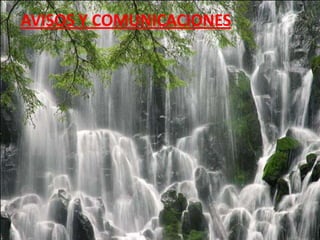 AVISOS Y COMUNICACIONES

 